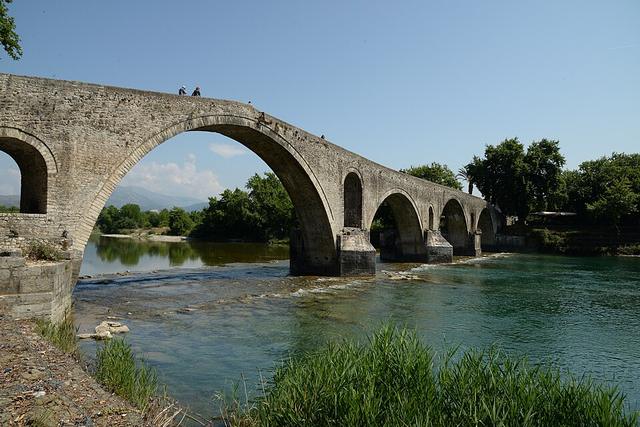 The stone Bridge of Arta over the Arachthos river